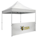 10 Foot Wide Tent Half Wall - White or Black Only (Full-Color Thermal Imprint)